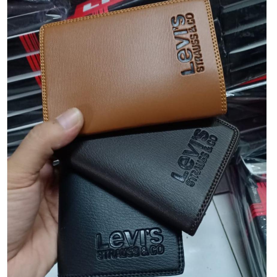 Terbaik Minggu Ini [Buy 4 Free Gold] dompet kulit pria dompet panjang