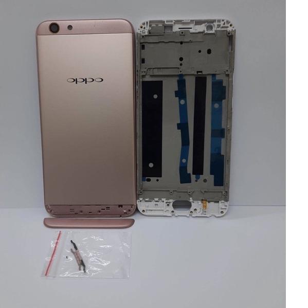 Casing Fullset Oppo F1S + Tombol On Off Volume | Kesing Housing Back Cover Tutup Belakang + Frame Ta
