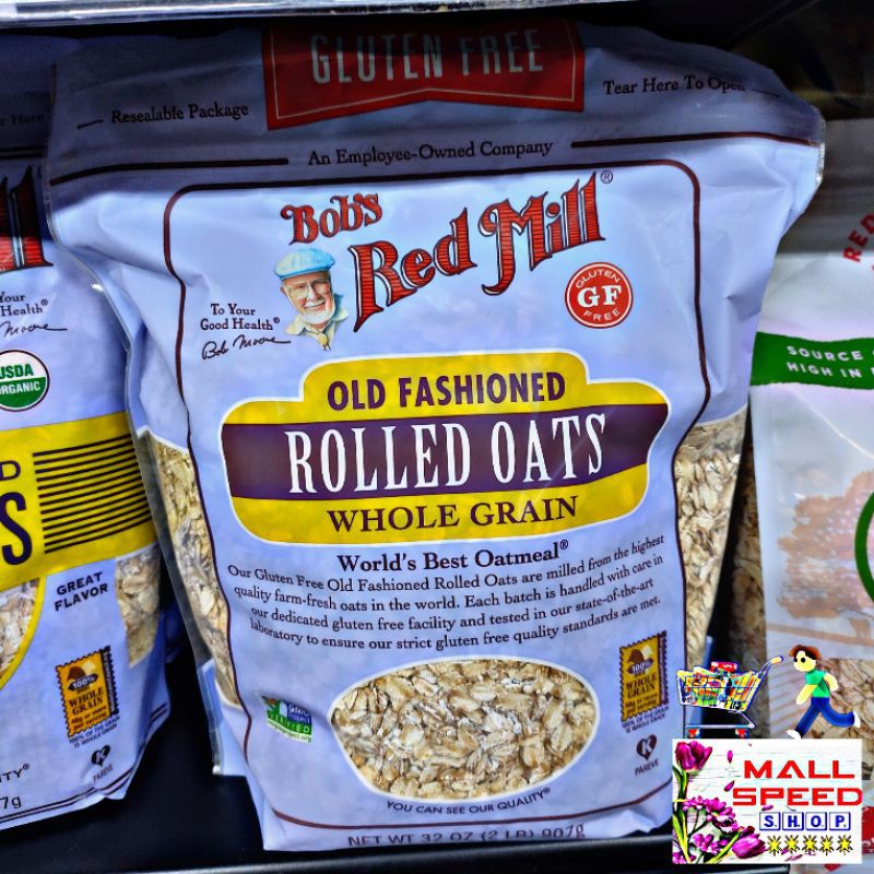 

✨NEW✨ -BRM Bob Red Mill Gluten free Organic Rolled oat 907gr- 1.1.23
