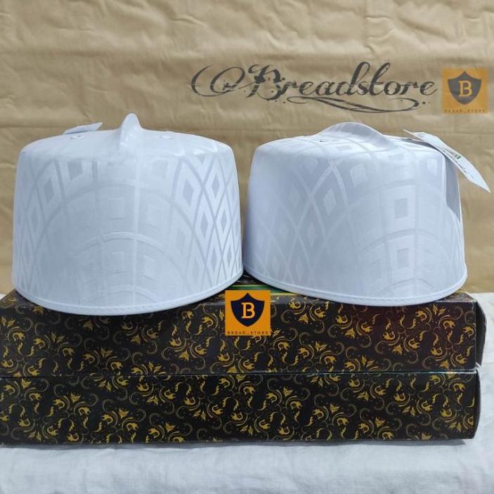 ☚ MURAH  PECI PRIA MODEL TERBARU PECI TURKI SONGKOK KOPIAH MALAYSIA ASAGOFAH PUTIH MOTIF BISA COD ✩