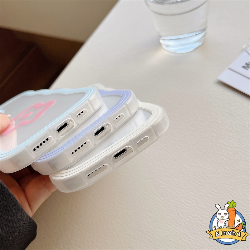 Oppo A17 A17K A77 A77s A57 A16 A16k A15 A15s A3s A5s A76 A96 A74 A54 A93 A94 A95 A92 A52 A53 A31 A5 A9 A7 F11 Reno 7 Pro 8Z 7Z 6Z Candy Color Wavy Edge Clear Handphone Tahan Banting Sarung