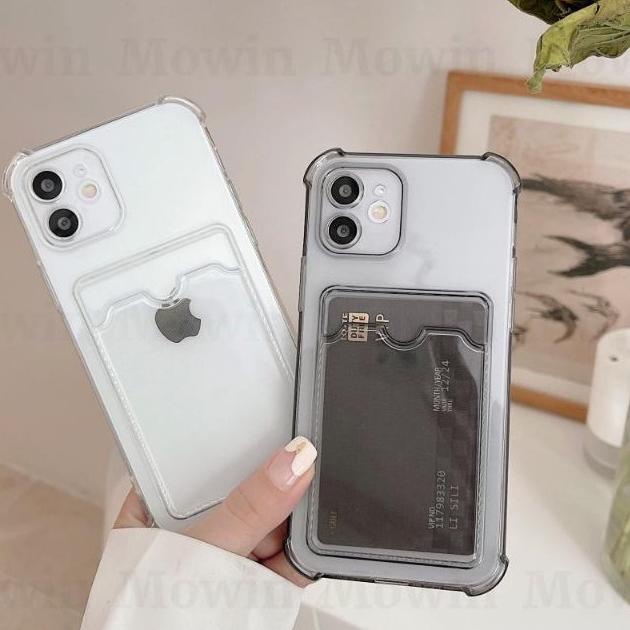 ❊ Clear Slot Card Holder Case iPhone 13 / Case iPhone 13 Mini / Case iPhone 13 Pro Max / Case iPhone