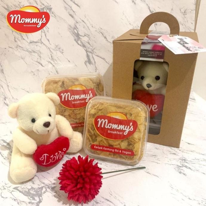 

Spesial Valentine Day Valentine Gift Hampers Mommys Keripik Kentang Mede Ebi N Vegan