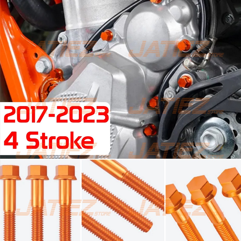 Baut Set Orange KTM  - Baut Set Mesin KTM 2T 2017-2023 4T 2017-2023