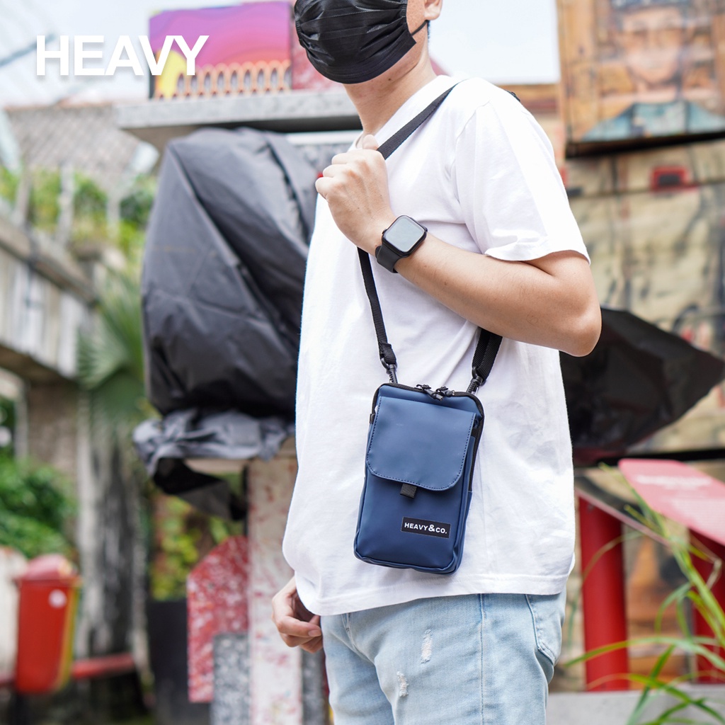 Tas Selempang Hp Heavy Pouch | Sling Pouch Bag Wallet Handphone | Tas Selempang mini