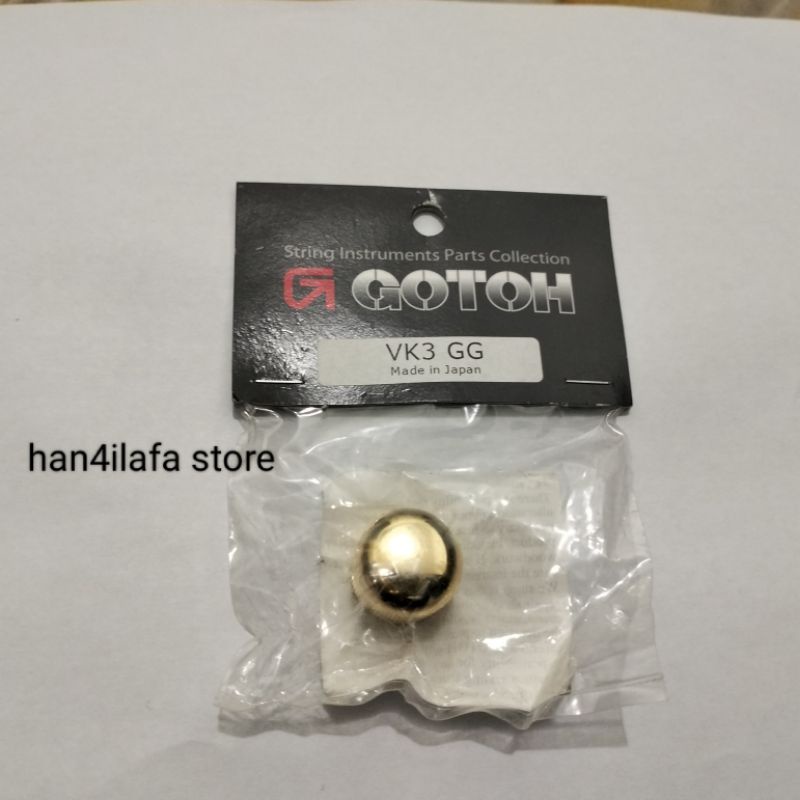 Knob Gitar Gotoh warna Gold tipe VK3 GG
