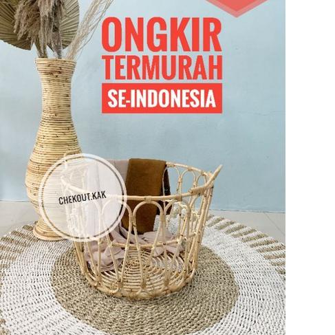 ➯ Laundry bag aesthetic/snidad ikea/keranjang baju ikea/keranjang serbaguna murah lucu/keranjang rot