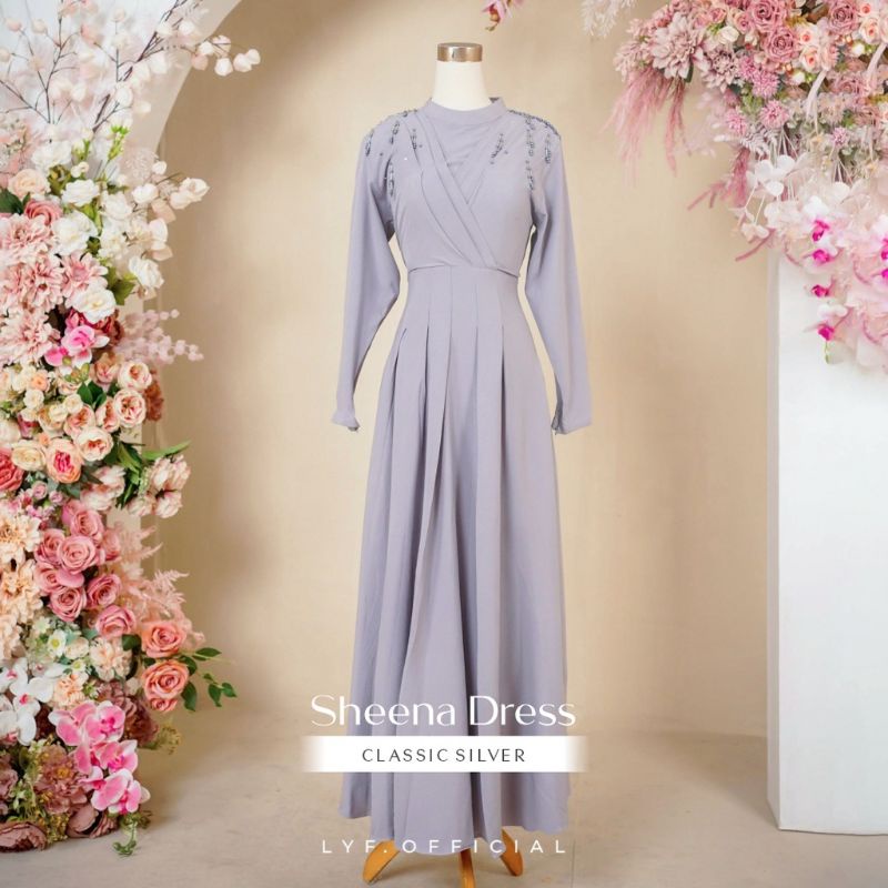 SHENA DRESS // GAUN MUSLIMAH - GAUN UNTUK PESTA - GAUN PESTA BUSUI - GAUN PESTA BUMIL - GAUN MUSLIMAH BUMIL - GAUN TERLARIS - GAUN TERBARU - GAUN WUDHU FRENDLY GAUN BUSUI FRENDLY - DRESS PESTA - DRESS PREMIUM