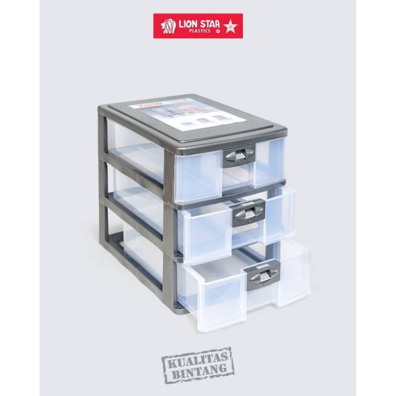 LACI KERTAS A4 PR-34 Pressa Container A4 (4 Stacks) LION STAR MURAH