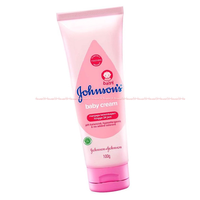 Johnson's Baby Cream 100gr Menjaga Kelembabapn Kulit Bayi Johnson Johnson Beby Krim Lotion Bayi Jonson Creams