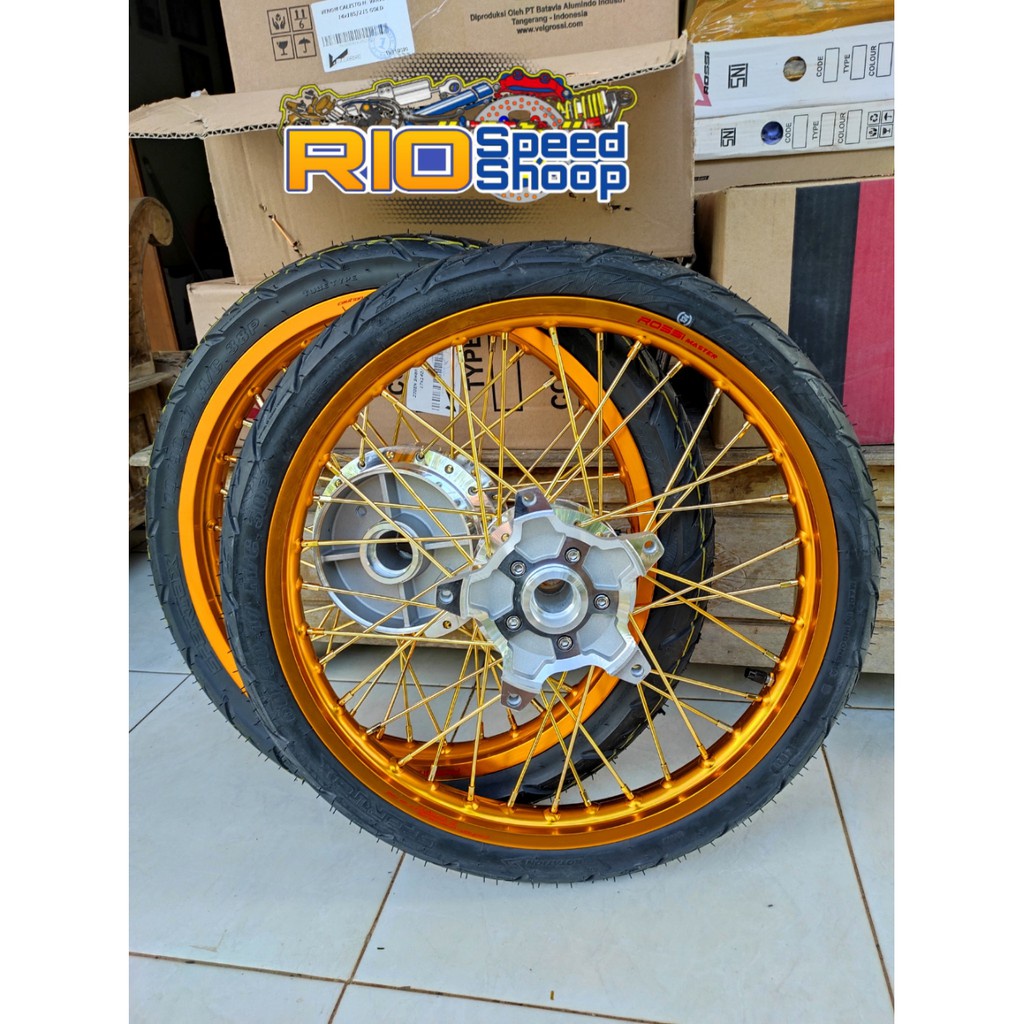 Velg Jari Jari CB150R New Atau CBR 150 R New Facelift Ring 17x160 17x185 Set Plus Ban