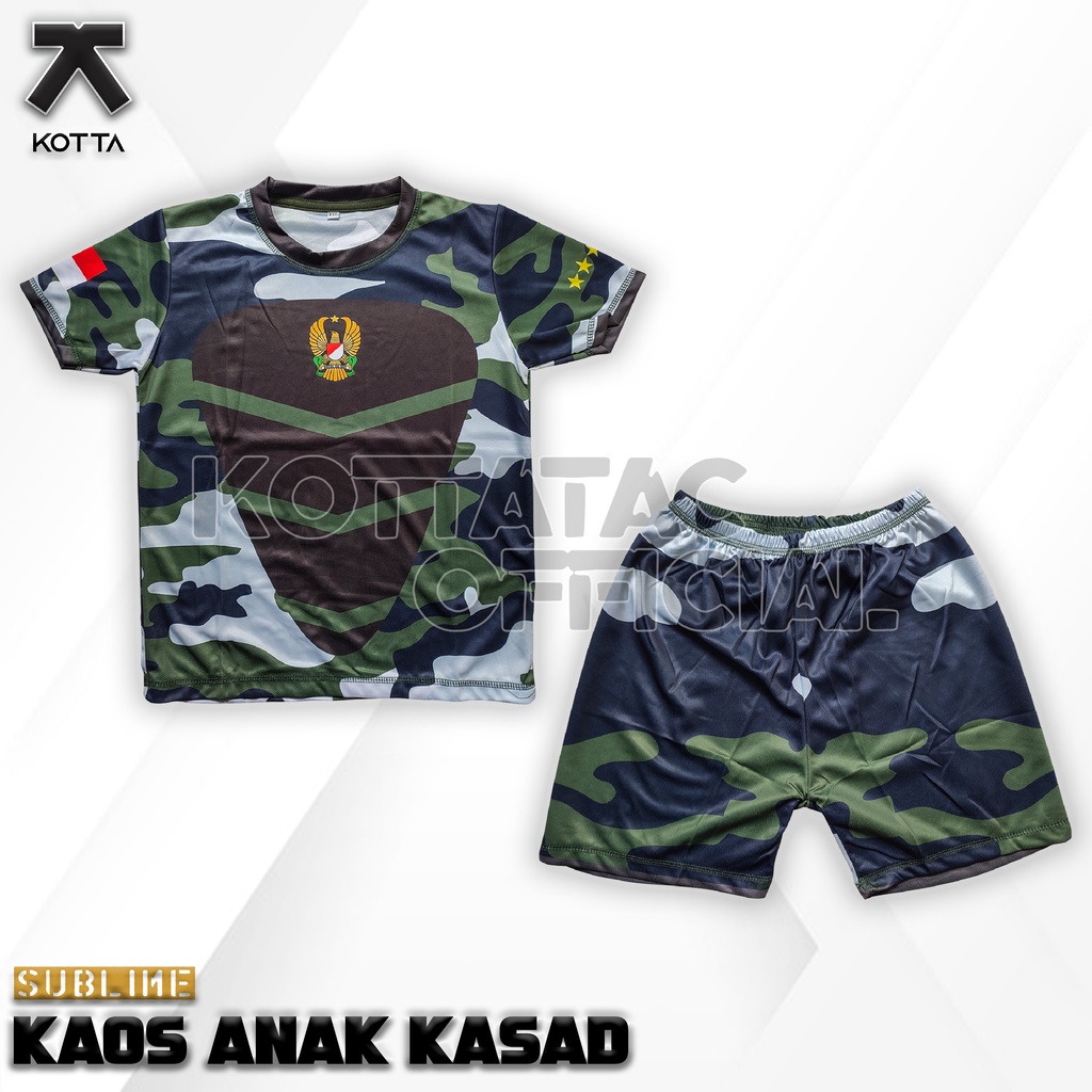 Setelan kaos anak kasad dryfit