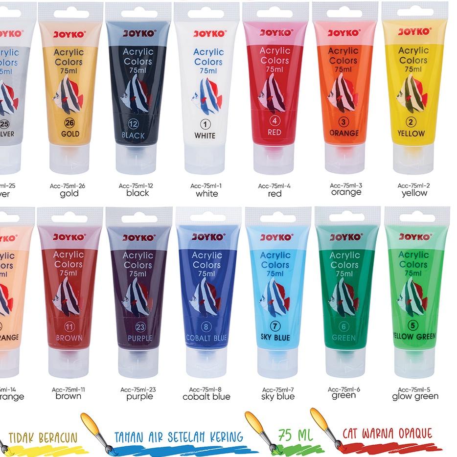 

Kejutan Istimewa Cat Akrilik Acrylic Color Joyko ACC-75ML
