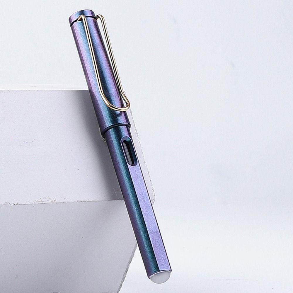 [Elegan] Thermal Erasable Fountain Pen Siswa 0.5mm Tanda Tangan Tulisan Sekolah Kantor Perlengkapan Diganti Tinta Kapsul Kaligrafi Pen