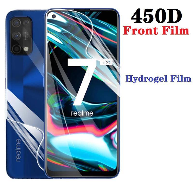 4pcs Hydrogel film Untuk OPPO Realme C2 C3 C11 C12 C15 C17 C20 C21 C25 C35 Pelindung Layar Untuk OPPO Realme 9 8 7 pro Plus 9i 8i GT 2 pro Neo 3film