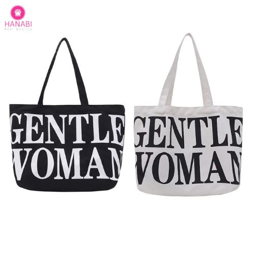 HANABI-tas totebag tas premium GENTLE WOMAN tas wanita tas jalanjalan tas korea