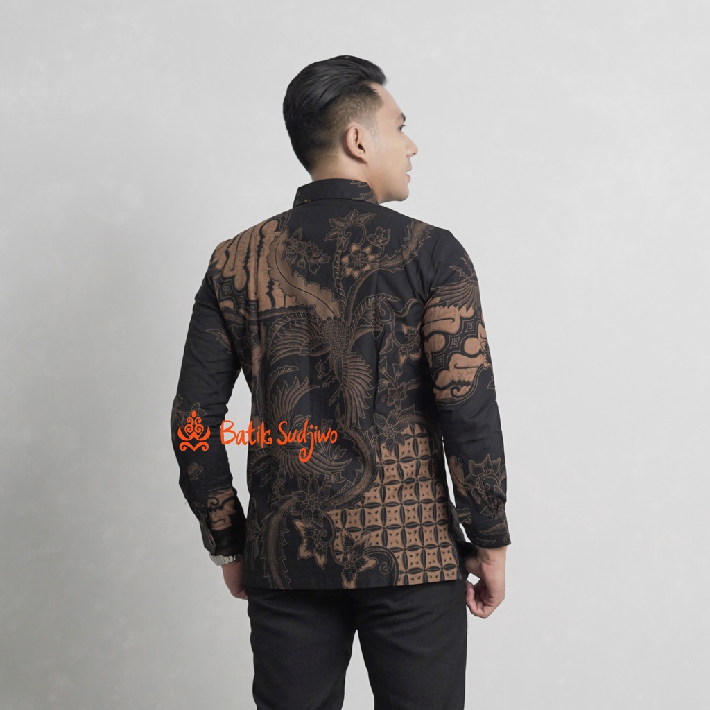 Atasan Kemeja Batik Pria Slimfit 1083 SUDJCAMP