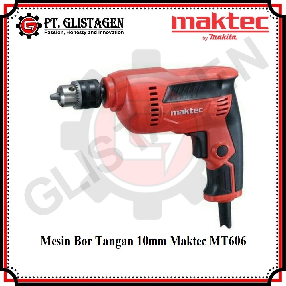 MAKTEC MT606 Mesin Bor Tangan Listrik Kayu Besi Tembok Beton 10mm