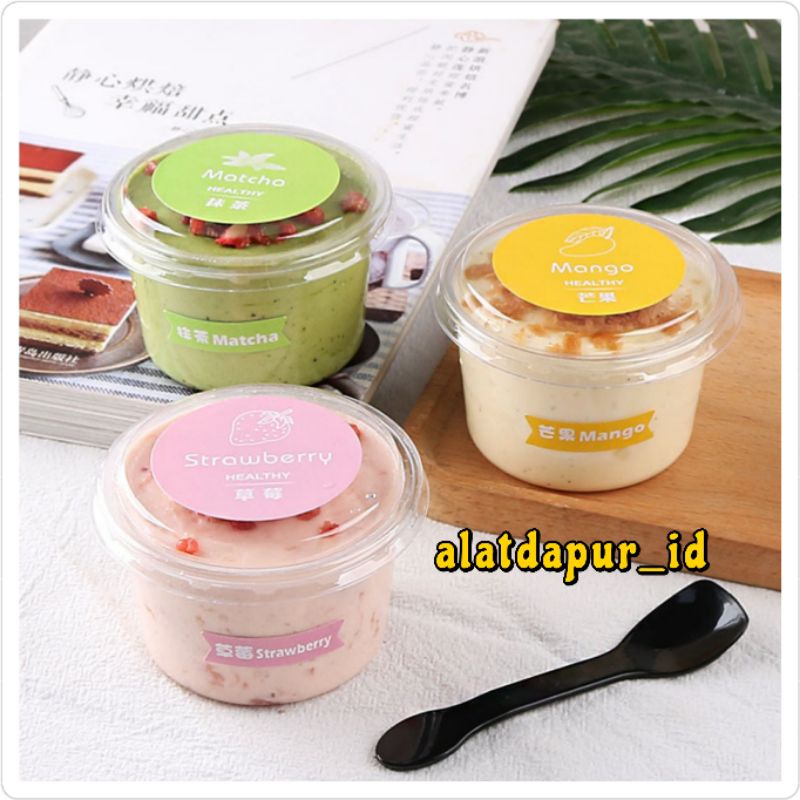 10pcs dessert cup Premium cup mika puding yougurt dessert tiramisu