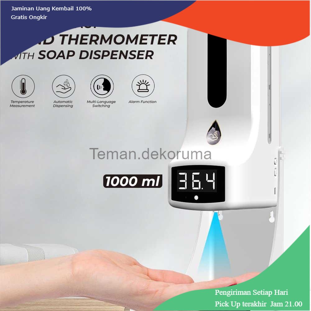 TD-KMN MOMOThermometer Hand Non Contact with Soap Dispenser 1000ml - K9 Pro