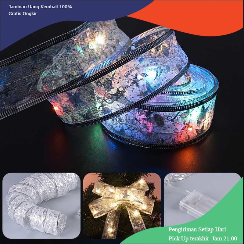 TD - DEK Partigos Lampu Hias String Lights Model Pita Natal 50 LED Multicolor - AA562