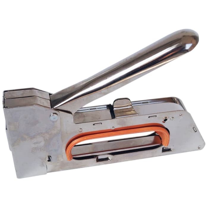 

Best Seller Staples Tembak Gun Tacker Powerful Stapler Steples Stepler - Silver