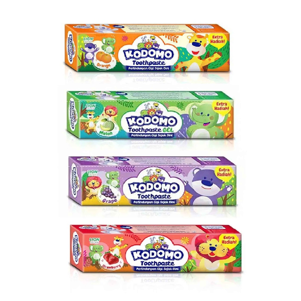 Kodomo pasta gigi anak 45g/ Tooth Paste Gel/ 4 Variasi Rasa