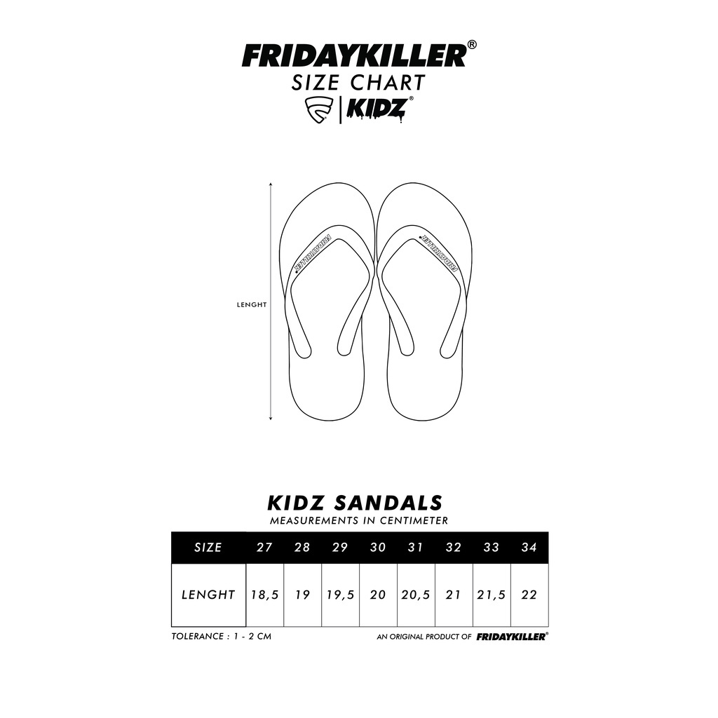 SANDAL ANAK ANAK FRIDAY KILLER | FRA KIDS ORANGE