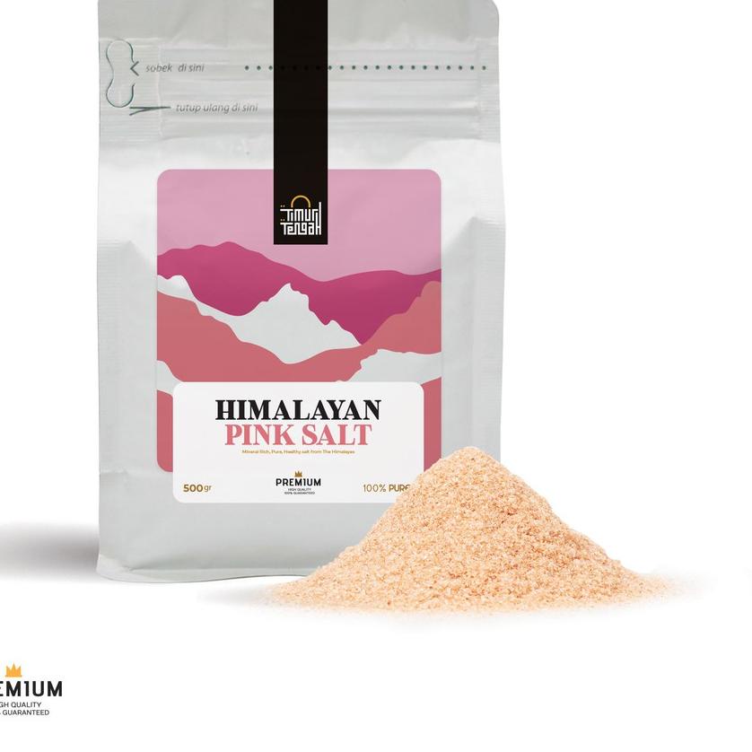 

♫ Garam Himalaya 500 gr Premium Timur Tengah Himalayan Salt Pure Original ⅎ