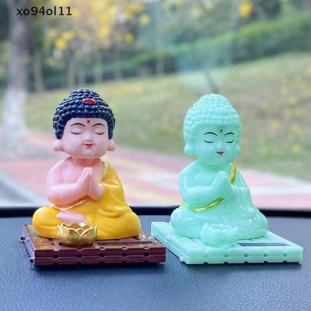 Xo Patung Buddha Nodding Surya Maskot Dekorasi Interior Mobil Rumah Lucky Tathagata Feng Shui Kerajinan Hias OL