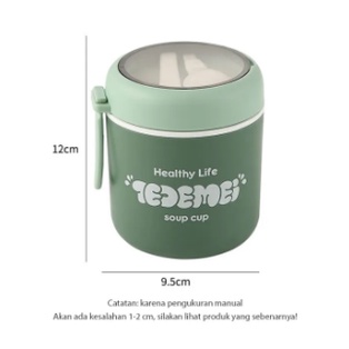 NEW KOTAK MAKAN SOUP CUP 510 ML GELAS SOUP CUP/SEREAL/SUSU/KOPI PORTABLE KODE 6772