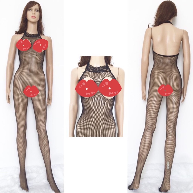 Lingerie Stocking Bodystocking Anne Hot Open Crotch bisa Bigsize Jumbo XL XXL