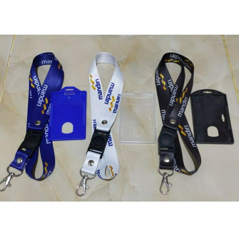 

A93 Tali Id Card Lanyard Bank Mandiri High Quality Original BISA SATUAN TERLARIS ㄴ