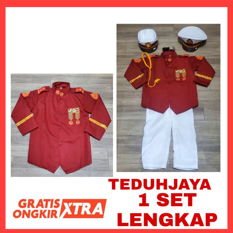 Baju seragam akademi polisi anak / baju seragam akpol anak / baju akpol anak tk / stelan akpol