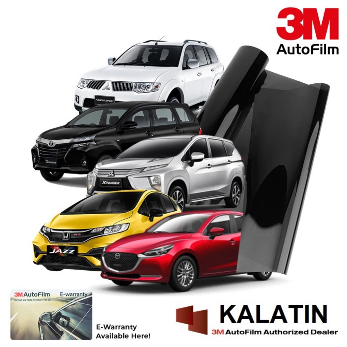 Best Seller Kaca Film 3M Crystaline+Blackbeauty Asli. Pt 3M Indonesia (Medium Car)