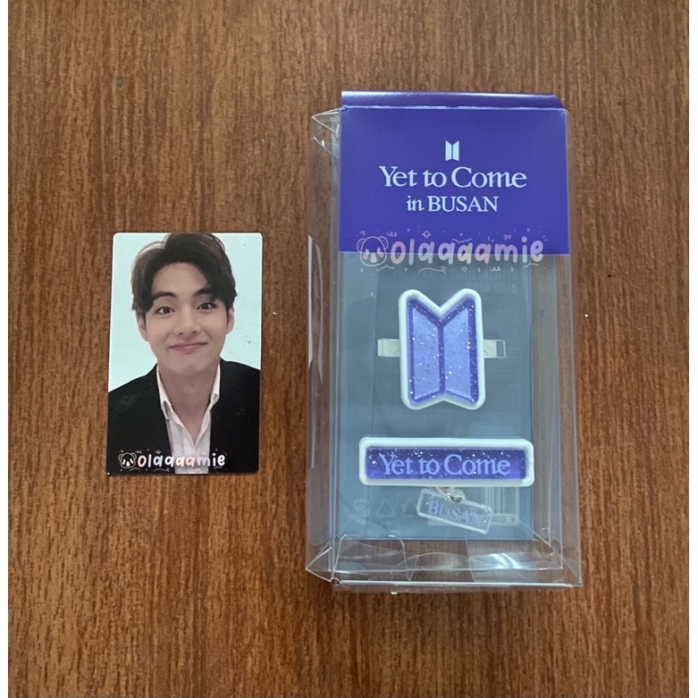 Taehyung DVD memories 2020 & lightstick decoband Yet to Come in busan tae memo20 ls deco band ytc bt