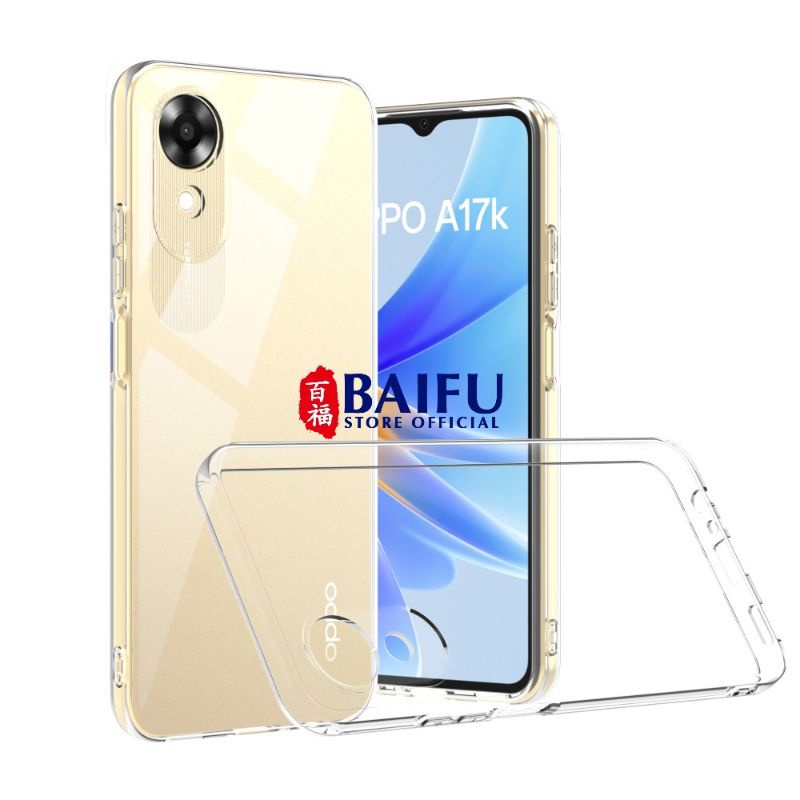 Oppo A17K Tpu Clear Case 2.0mm Case Bening Softcase Oppo A17K