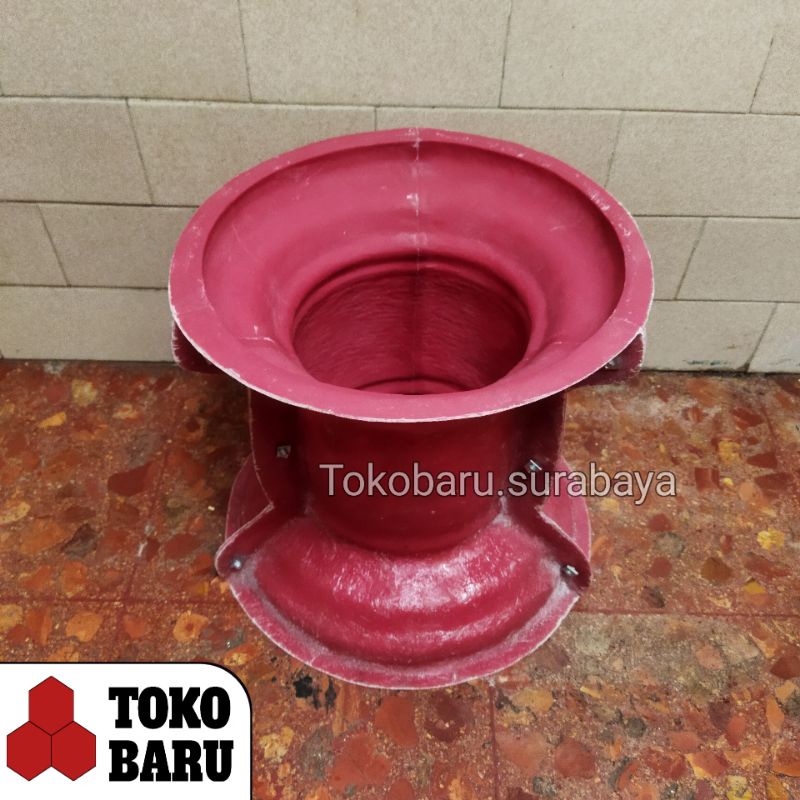 Cetakan Dudukan / Pilar Pot Bulat Fiberglass Diameter 27,5 Tinggi 30 cm