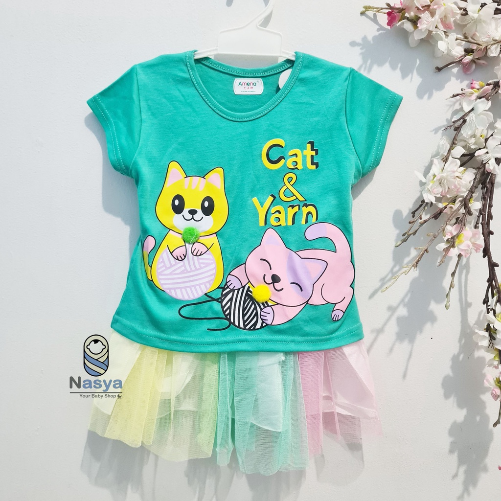 [MK-017] Setelan Rok Tutu Baby Girl / Rok Tutu Anak murah 0-6 bulan