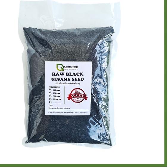 

✿ Biji Wijen Hitam / Black Sesame Seed (1 kilogram) by Granology ✱