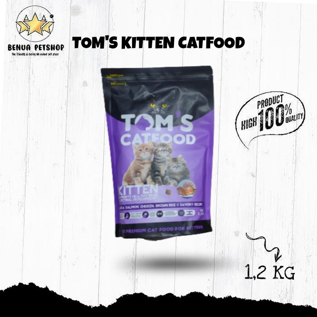 TOM'S CAT PREMIUM CAT FOOD ALL VARIAN - 1,2 KG