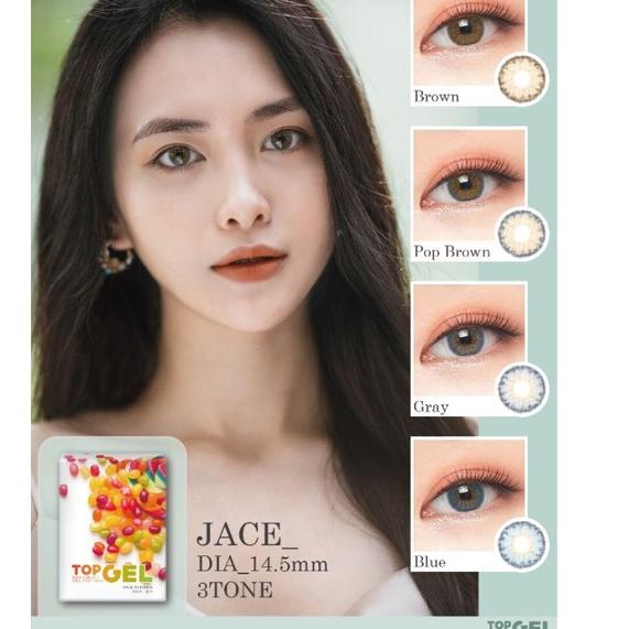 Banyak Promo SOFTLENS TOPGEL JACE POP BROWN 14.5MM (MINUS 050 S.D -600)