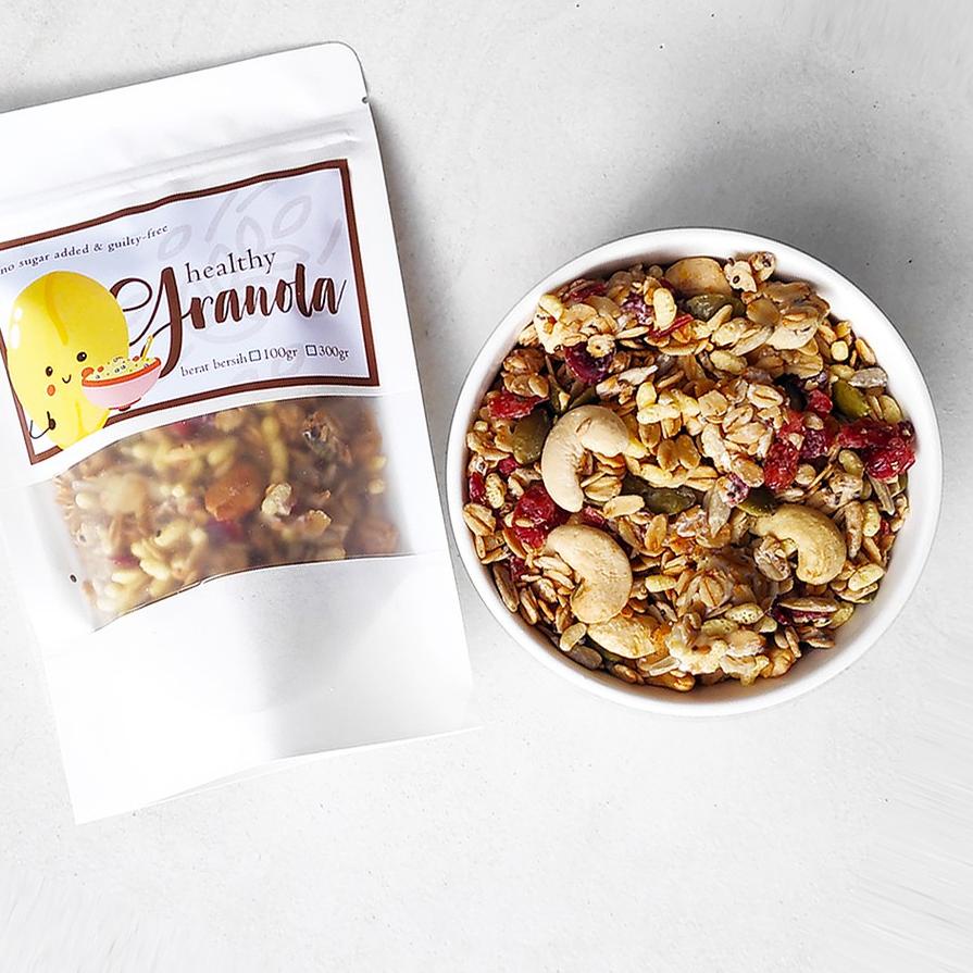 

♘ HEALTHY GRANOLA 300GR / SEREAL / SARAPAN BERGIZI ◘