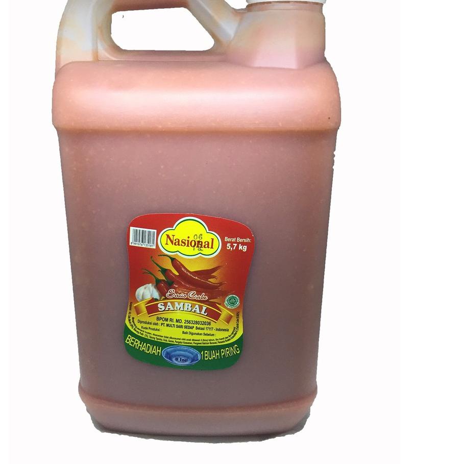 

➥ Saus Sambal Nasional Kiloan / 1 Drigent ✹