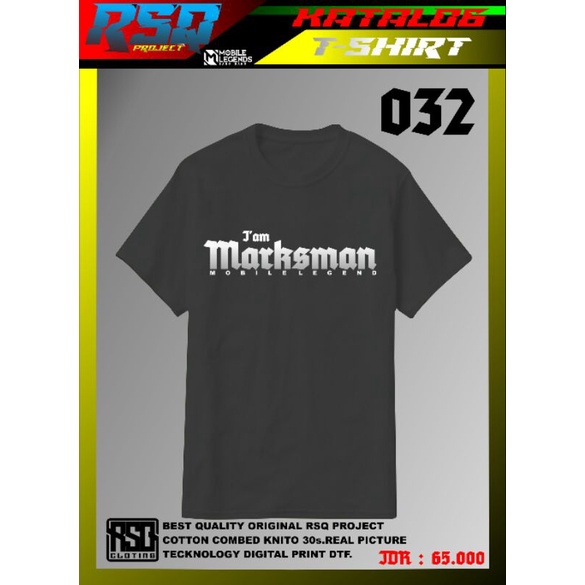 kaos distro bandung mobile lagends 032