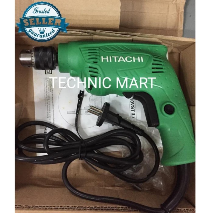 Terlaris Mesin Bor Tangan Listrik Hitachi D10Vst