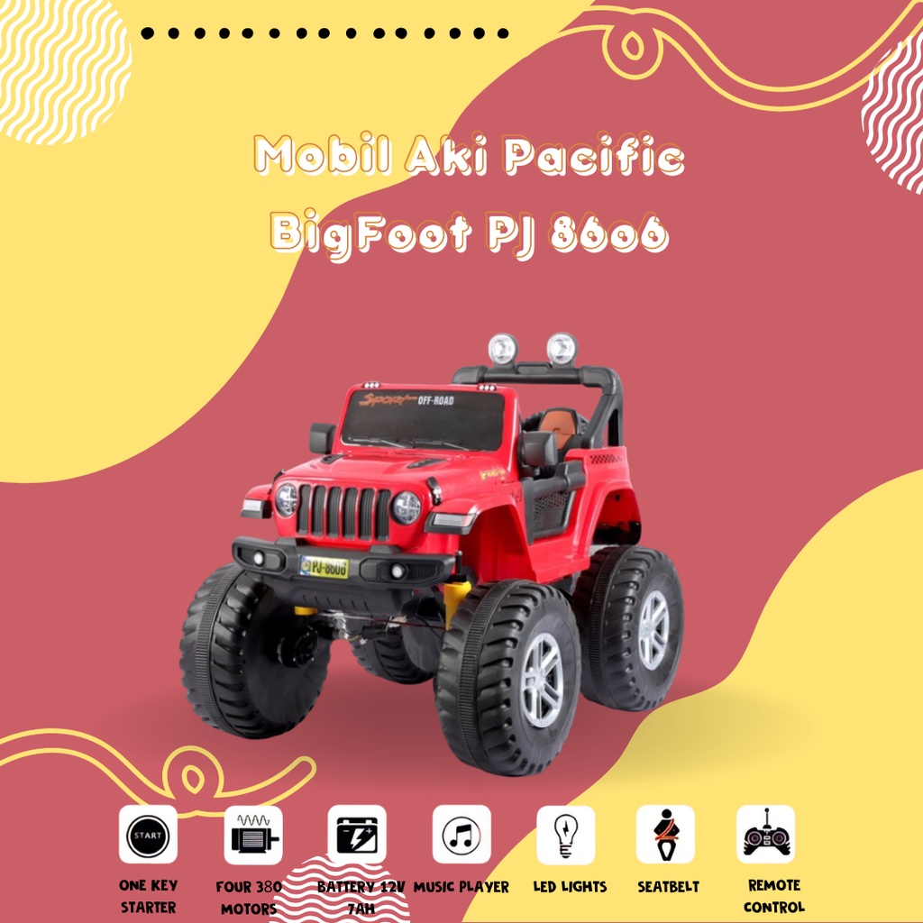 Mobil Aki Pacific Big Foot PJ 8606