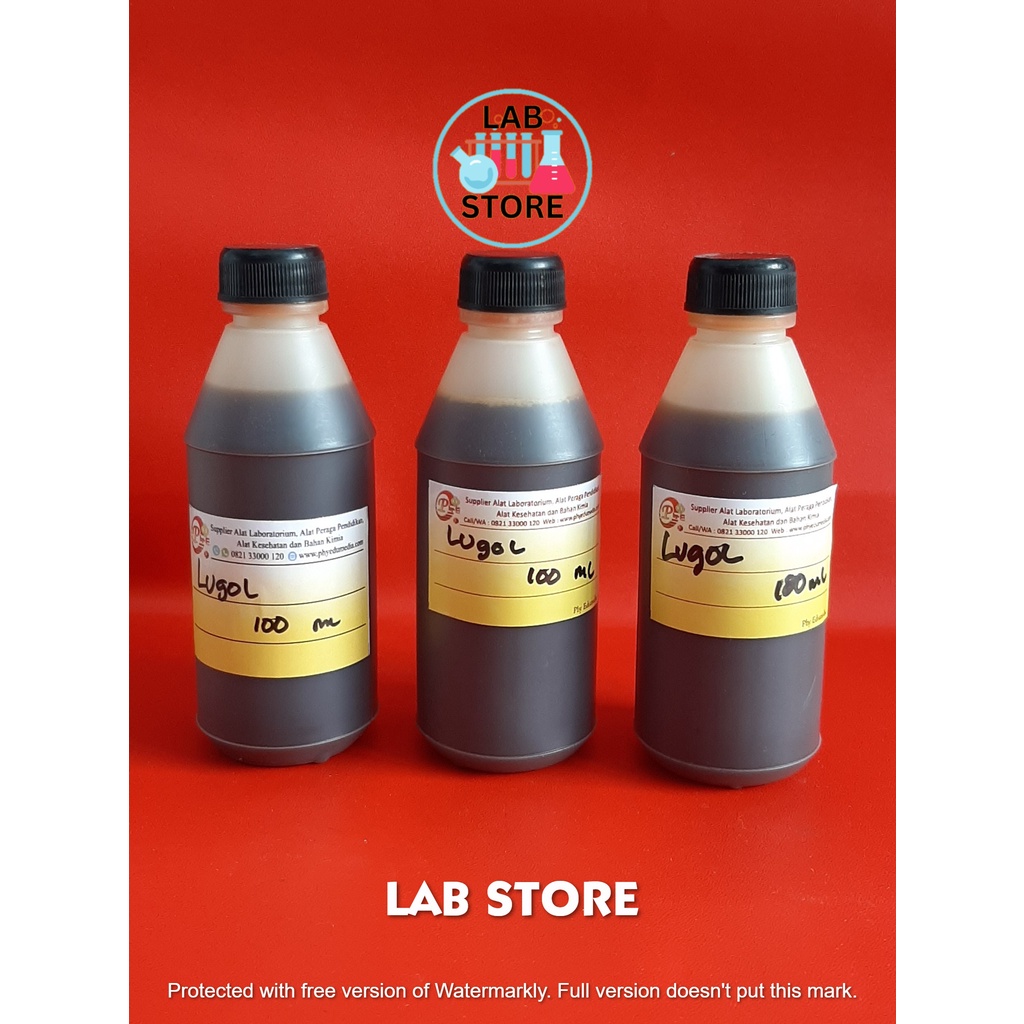 Lugol 100ml / Larutan Lugol / Lugol Solution 100ml