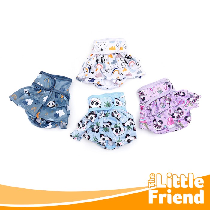 Celana Rok Menstruasi Loop Pet Diapers Pants Anjing Kucing Betina