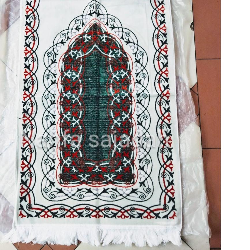 Ω Sajadah Mahar Pernikahan Sajadah Turki Safatex Lurek Sajadah Turki Putih Kombinasi ✥